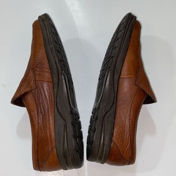 MEPHISTO Men’s Mallory Slip On Brown Leather Loafers with Moccasin Size 9US main image 4
